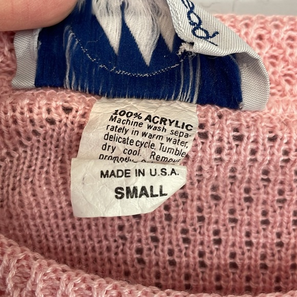 Bay Point Threads Pink Sweater - Picture 3 of 4